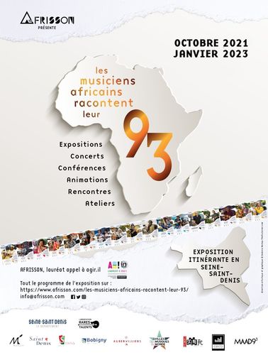 Affiche exposition "Les africains racontent leur 93"